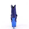 Pleaser - ADORE1029CHRS Plattformstiefel, Poledance Schuhe - Blau Product image